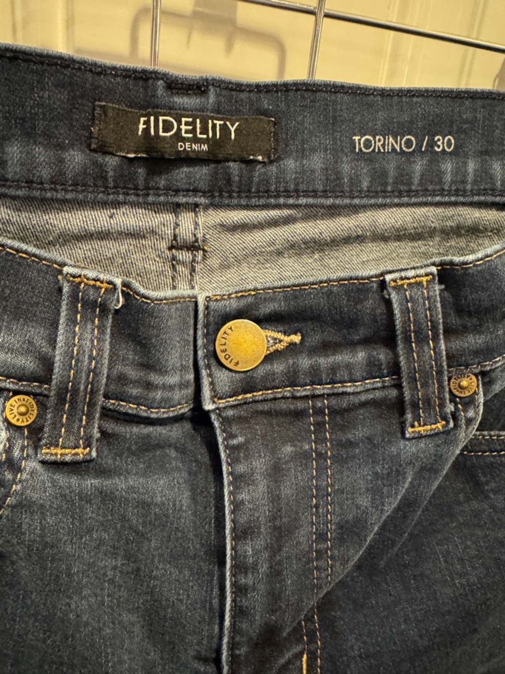 Fidelity Denim Torino Slim Men’s Jeans in Ace Rinse Size 30 - Picture 4 of 11